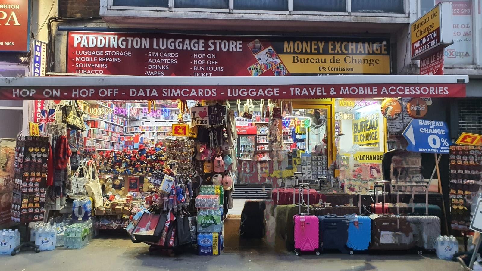 luggage storae paddington station